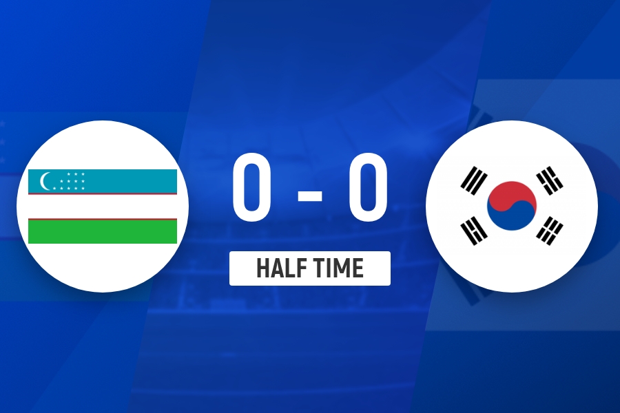 开云体育入口-半场-朱马耶夫角球中框双方共1射正 韩国U23暂0-0乌兹别克斯坦U23